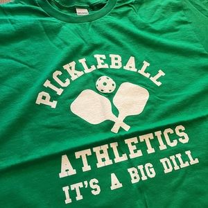 PICKELBALL Athletics It’s A Big Dill T-shirt Size L NEW